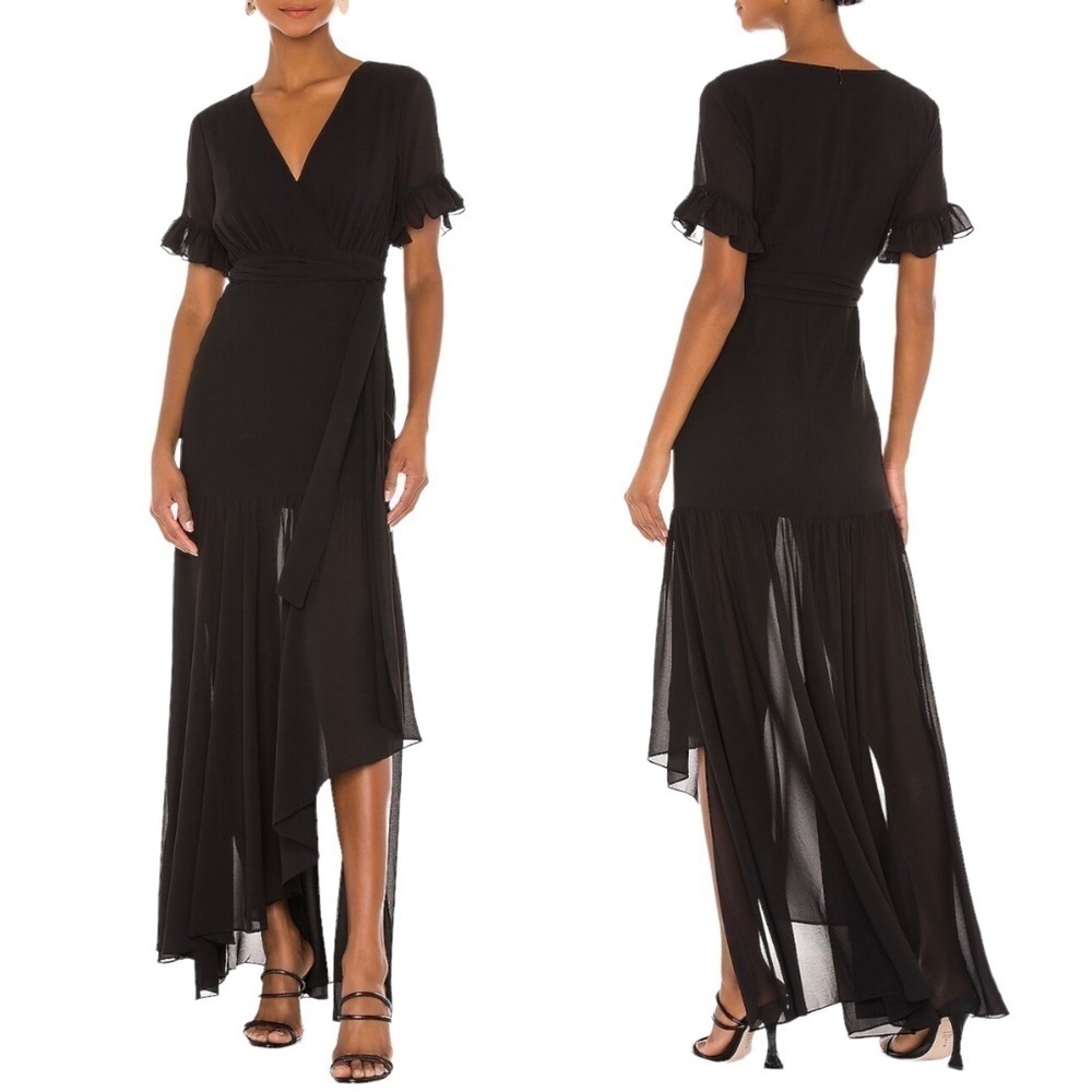 PRIVACY PLEASE x REVOLVE‎ Chrysanthemum Ruffle Gown Maxi Dress